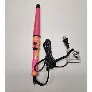 Plugged In GED Curling Iron Wand Hot Pink ~ Tested Glam Curlingiron